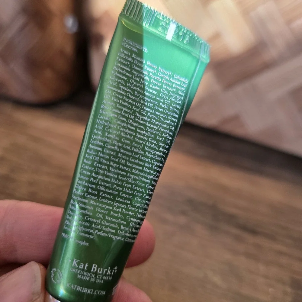 Kat Burki Dual Exfoliating Clay 0.5 oz Sample Size Face Wash Skincare New Sealed